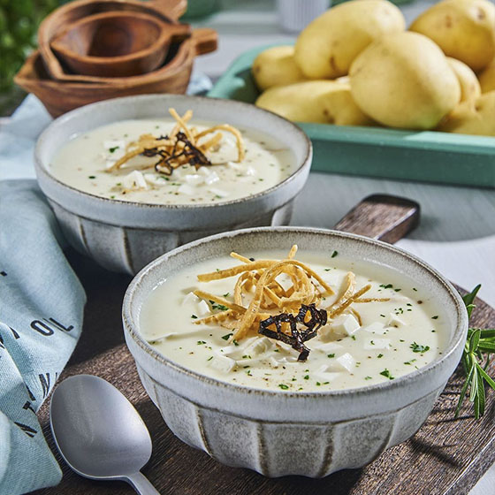 Crema de Papa con Chayote