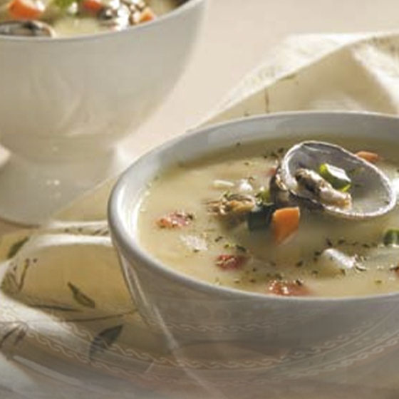 Crema de Papa y Almeja