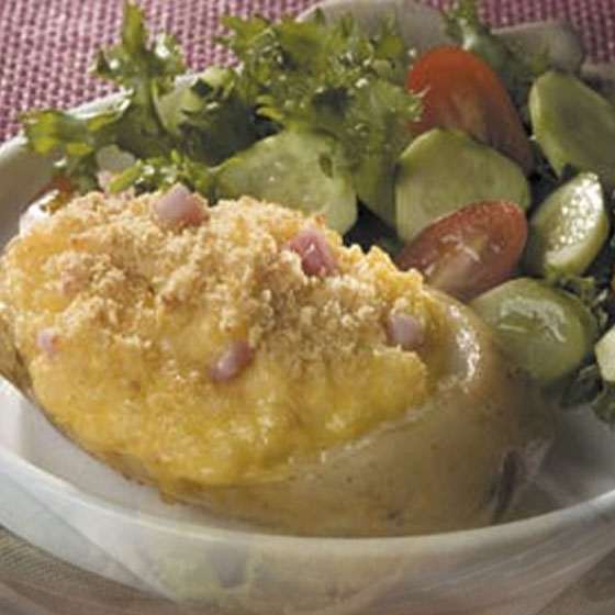 Papas Rellenas de Jamón